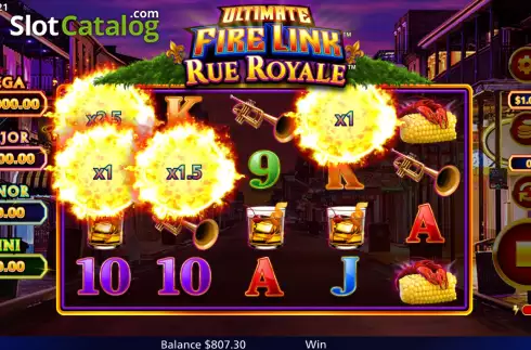 Οθόνη7. Ultimate Fire Link Rue Royale Κουλοχέρης