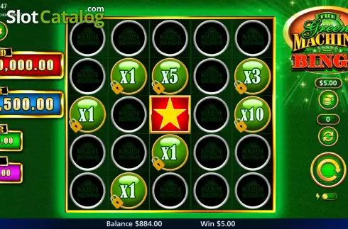 Οθόνη4. The Green Machine Bingo Κουλοχέρης