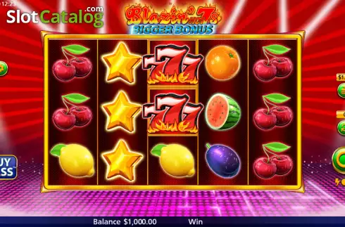Οθόνη2. Blazin Hot 7's Bigger Bonus Κουλοχέρης