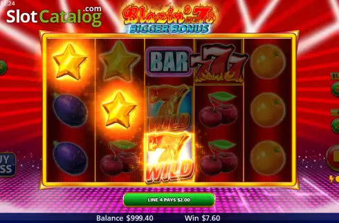 Οθόνη3. Blazin Hot 7's Bigger Bonus Κουλοχέρης