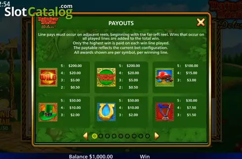 Οθόνη5. Rainbow Riches Deluxe Κουλοχέρης