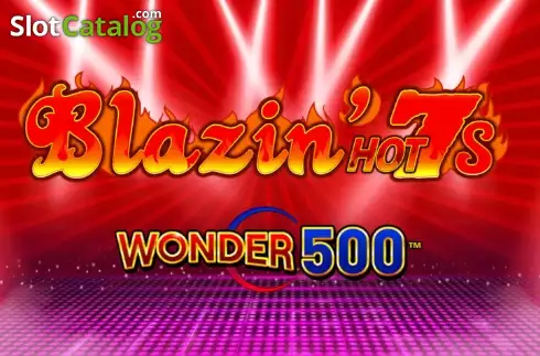 Blazin Hot 7’s Wonder 500 Λογότυπο Blazin Hot 7’s Wonder 500 Λογότυπο