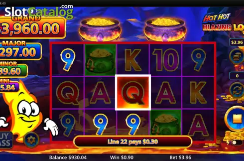 Οθόνη3. Hot Hot Blazing Lock Κουλοχέρης