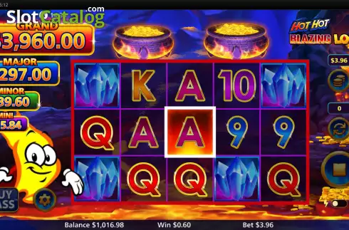 Οθόνη4. Hot Hot Blazing Lock Κουλοχέρης