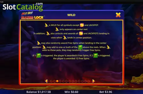 Οθόνη8. Hot Hot Blazing Lock Κουλοχέρης