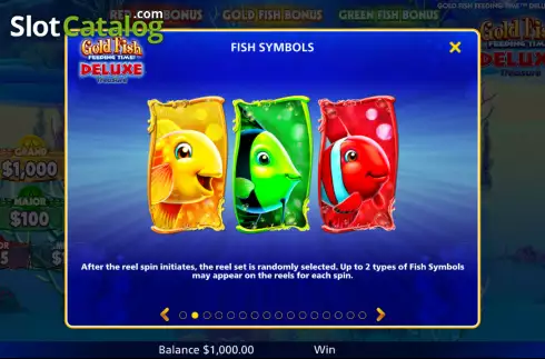 Οθόνη6. Gold Fish Feeding Time Deluxe Treasure Κουλοχέρης