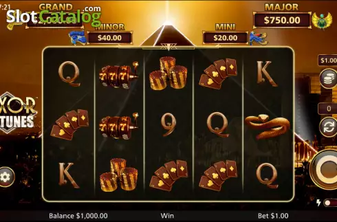 Οθόνη2. Luxor Fortunes Κουλοχέρης 