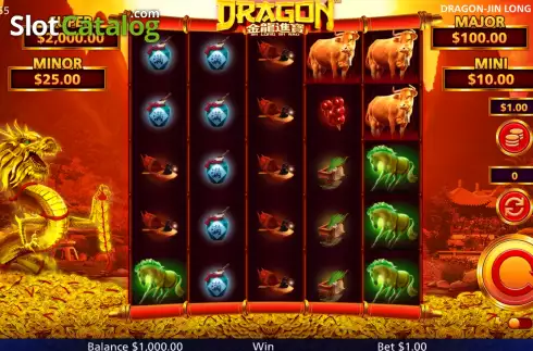 Οθόνη2. Dragon Jin Long Jin Bao Κουλοχέρης
