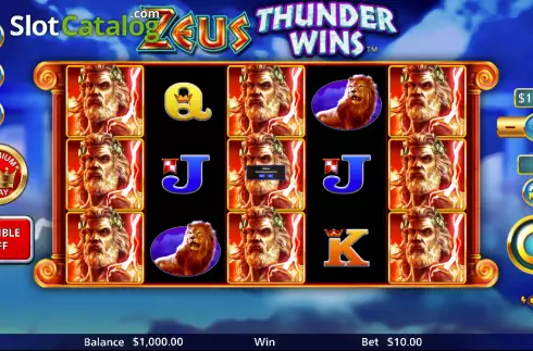 Οθόνη2. Zeus Thunder Wins Κουλοχέρης