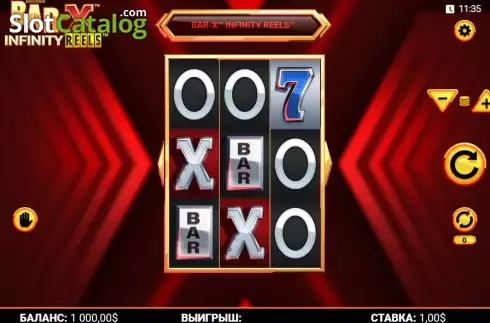 Οθόνη2. Bar-X Infinity Reels Κουλοχέρης 