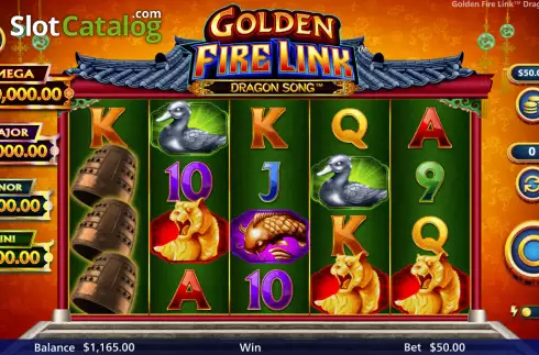 Οθόνη2. Golden Fire Link Dragon Song Κουλοχέρης