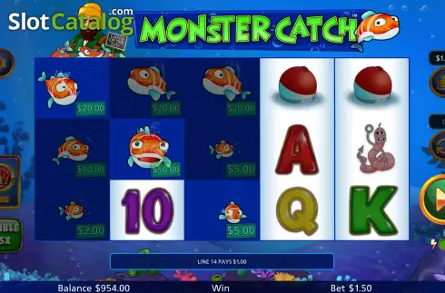 Οθόνη5. Monster Catch Κουλοχέρης