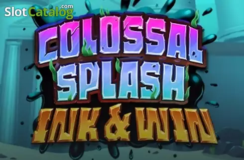 Colossal Splash Ink & Win Λογότυπο Colossal Splash Ink & Win Λογότυπο