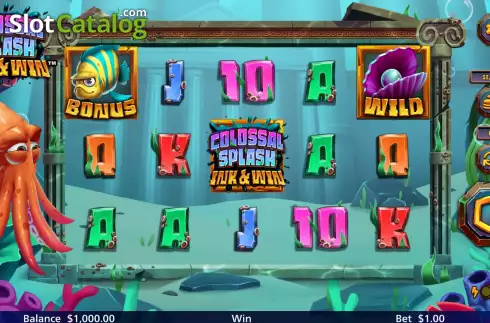 Οθόνη2. Colossal Splash Ink & Win Κουλοχέρης