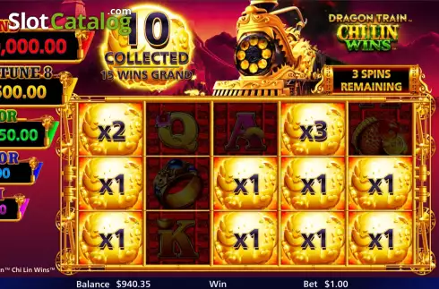 Οθόνη6. Dragon Train Chi Lin Wins Κουλοχέρης