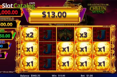Οθόνη7. Dragon Train Chi Lin Wins Κουλοχέρης
