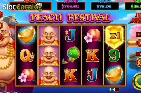 Οθόνη2. Jewel of the Dragon Peach Festival Κουλοχέρης