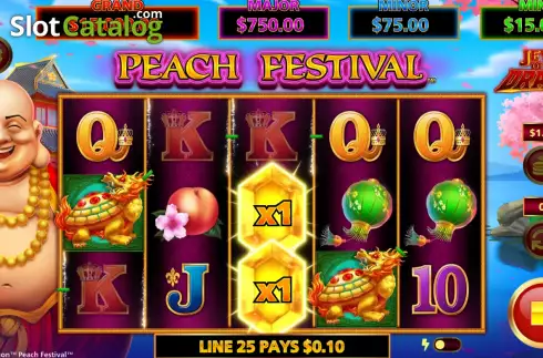 Οθόνη3. Jewel of the Dragon Peach Festival Κουλοχέρης