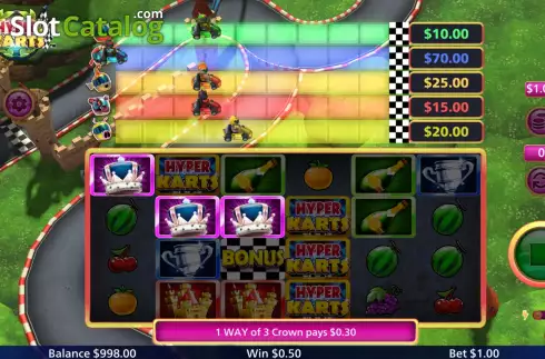 Οθόνη3. Hyper Karts Κουλοχέρης