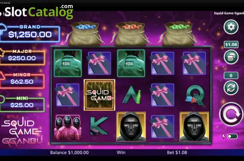 Οθόνη2. Squid Game Gganbu Κουλοχέρης