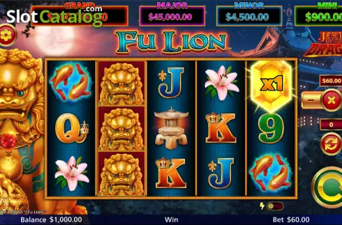Οθόνη2. Jewel of the Dragon Fu Lion Κουλοχέρης