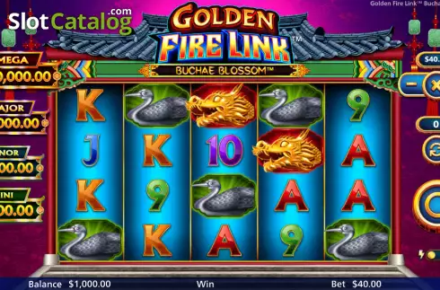 Οθόνη2. Golden Fire Link Buchae Blossom Κουλοχέρης
