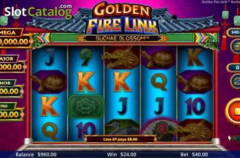 Οθόνη3. Golden Fire Link Buchae Blossom Κουλοχέρης