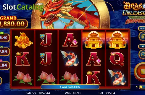 Οθόνη3. Dragon Unleashed Treasured Happiness Κουλοχέρης