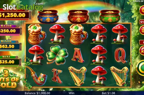 Οθόνη3. 3 Pots of Gold Κουλοχέρης