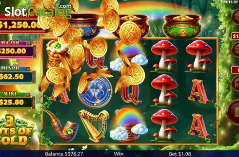 Οθόνη7. 3 Pots of Gold Κουλοχέρης