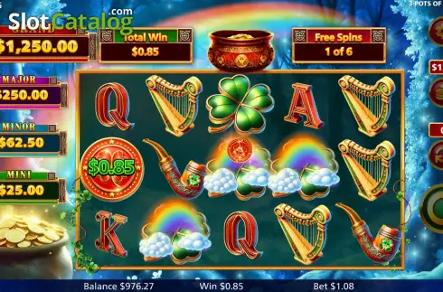 Οθόνη9. 3 Pots of Gold Κουλοχέρης
