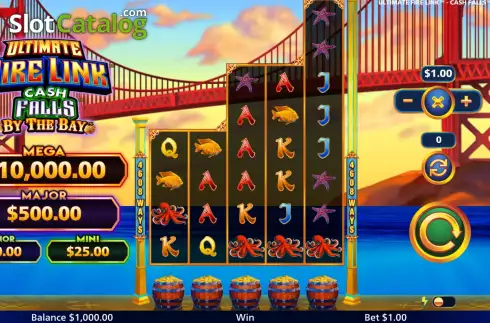 Οθόνη2. Ultimate Fire Link Cash Falls By The Bay Κουλοχέρης