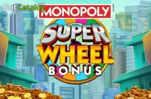 Monopoly Super Wheel Bonus Λογότυπο Monopoly Super Wheel Bonus Λογότυπο
