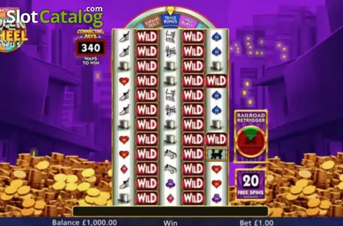 Οθόνη3. Monopoly Super Wheel Bonus Κουλοχέρης