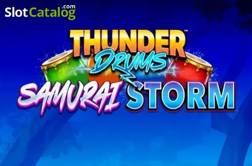 Thunder Drums Samurai Storm Λογότυπο Thunder Drums Samurai Storm Λογότυπο
