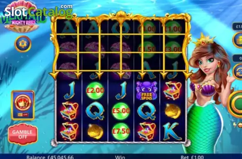 Οθόνη2. Mermaid Mighty Reels Κουλοχέρης