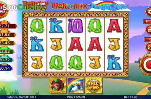 Οθόνη2. Rainbow Riches Pick N Mix Dream Pots Κουλοχέρης