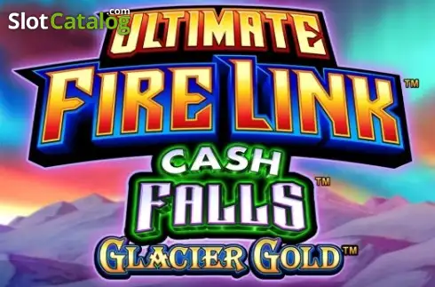 Ultimate Fire Link Cash Falls Glacier Gold Λογότυπο Ultimate Fire Link Cash Falls Glacier Gold Λογότυπο