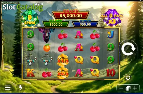 Οθόνη2. Money Raid Wapiti Κουλοχέρης