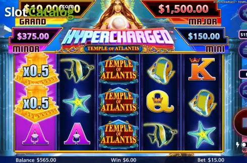 Οθόνη3. Hypercharged Temple of Atlantis Κουλοχέρης 