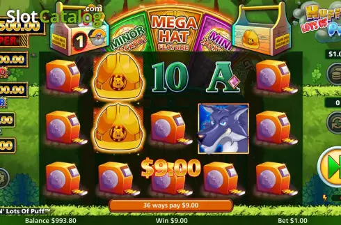 Οθόνη5. Huff N' Lots of Puff Κουλοχέρης