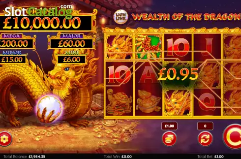 Οθόνη3. Lion Link Wealth of the Dragon Κουλοχέρης
