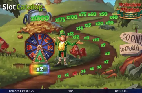 Οθόνη3. Rainbow Riches Road To Even More Riches Κουλοχέρης