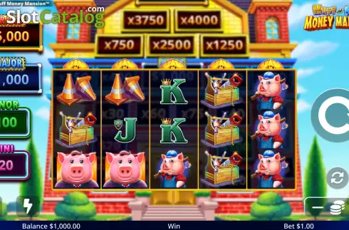 Οθόνη3. Huff N' Puff Money Mansion Κουλοχέρης 