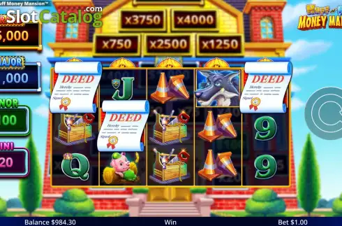 Οθόνη5. Huff N' Puff Money Mansion Κουλοχέρης 
