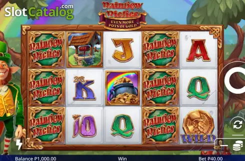Οθόνη2. Rainbow Riches Even More Pots of Gold Κουλοχέρης