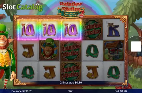 Οθόνη3. Rainbow Riches Road to Even More Riches 2 Κουλοχέρης