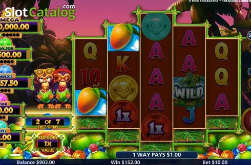 Οθόνη3. Three Tree Tricksters Treasure Torrent Κουλοχέρης