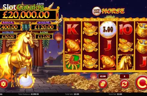Οθόνη2. Lion Link Horse Κουλοχέρης