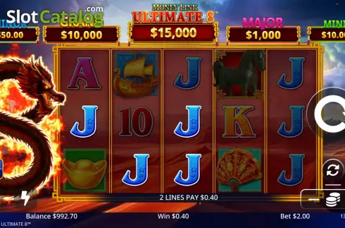 Οθόνη3. Money Link Ultimate 8 Κουλοχέρης